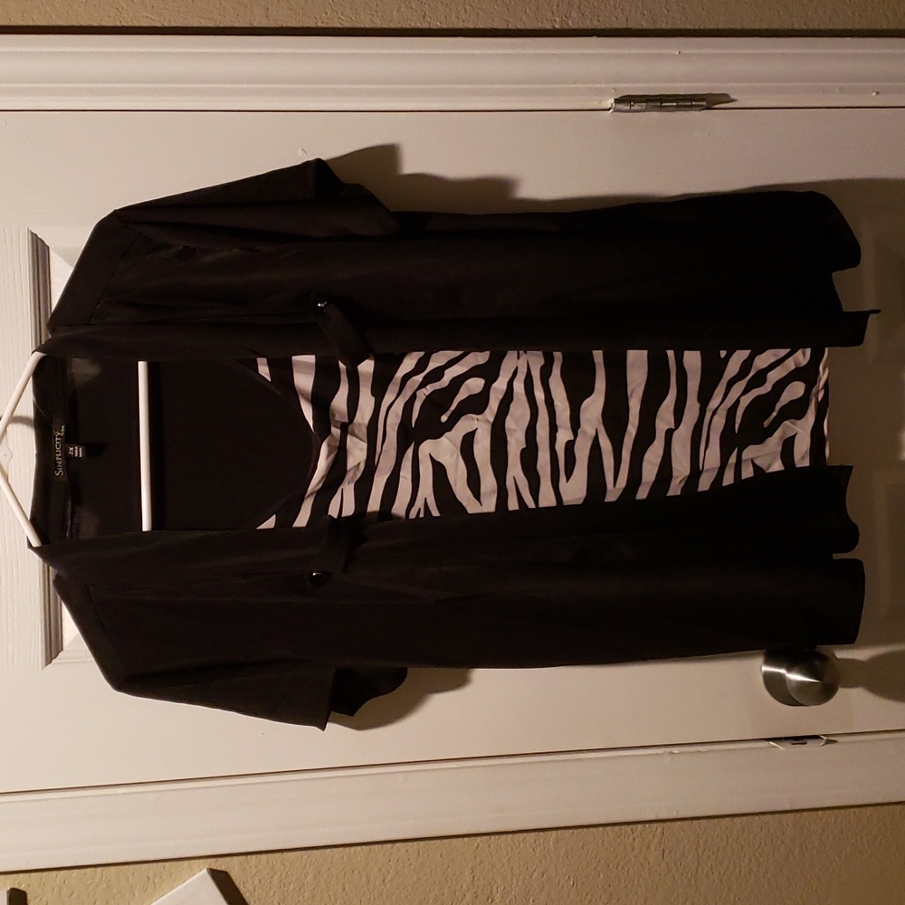 Simplicity Zebra Blouse Size 2X